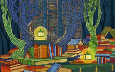 forest_library_by_yanadhyana-d6u6l8r